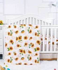 Juego de Ropa de Cuna La Premura Sunflower para Niñas, Set