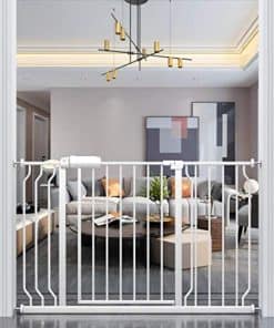 ALLAIBB Barrera de Seguridad Extra Ancha para Bebés, Puerta