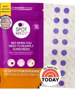 SpotMyUV Pegatinas de Detección UV para Protector Solar con