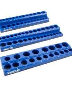 Juego de 3 bandejas magnéticas de enchufes métricos