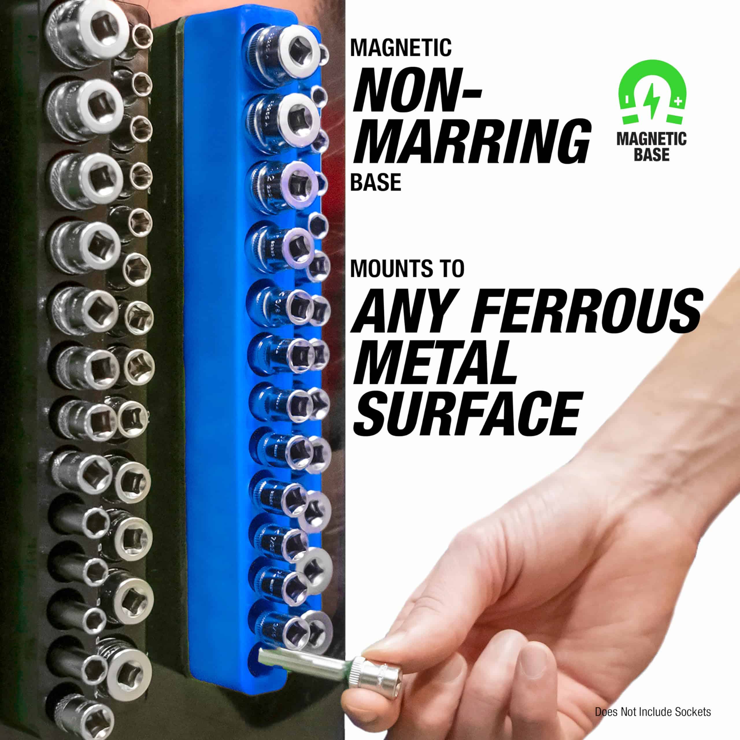 Juego de 3 bandejas magnéticas de enchufes métricos - Imagen 7