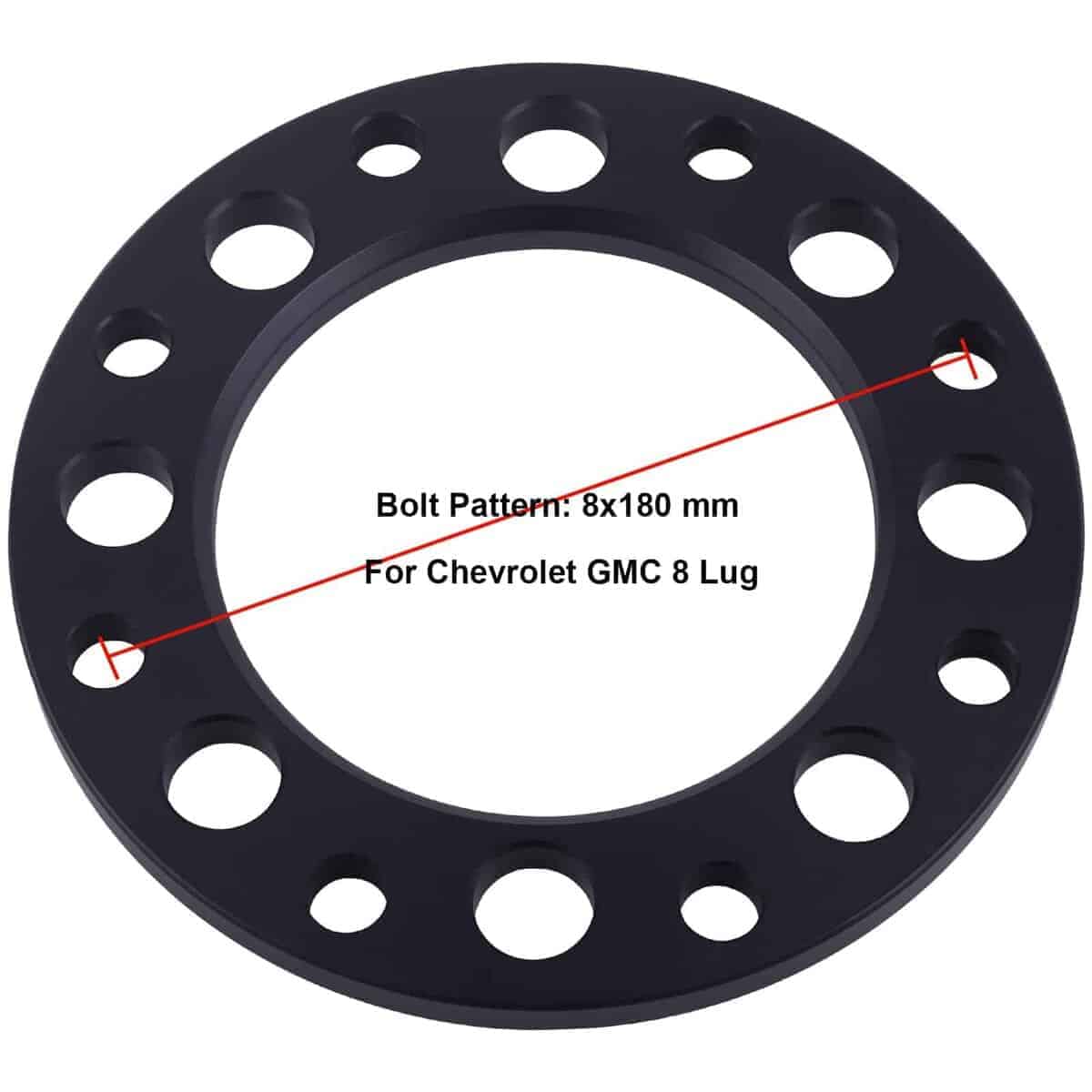 Espaciadores de rueda negros VLAOSCHI 8x6.5 8x165.1 8x170 - Imagen 6