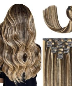 Extensiones de Cabello Clip en Real Cabello Humano
