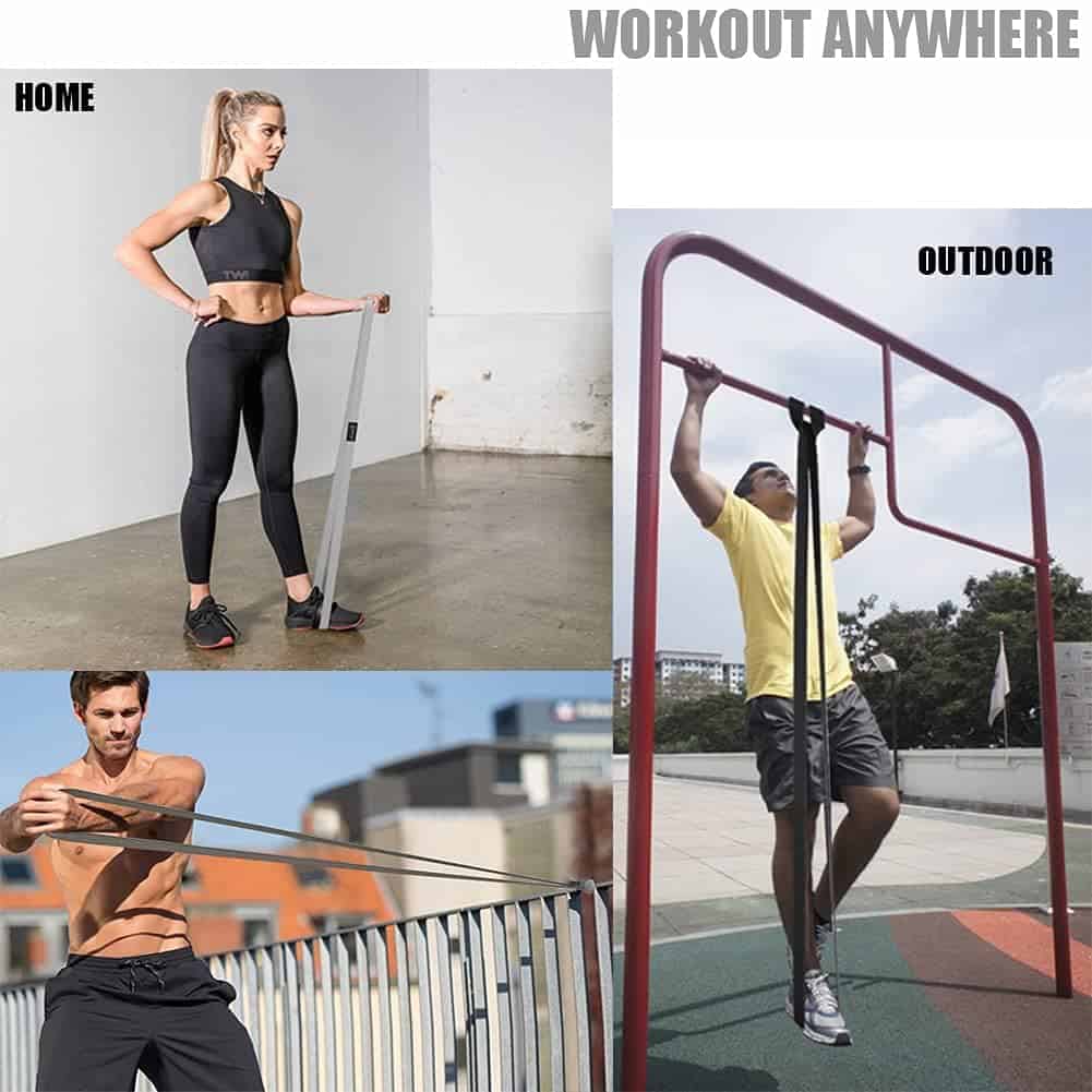 Bandas de Resistencia GAIYAH FITNESS Largas - Set Completo - Imagen 4