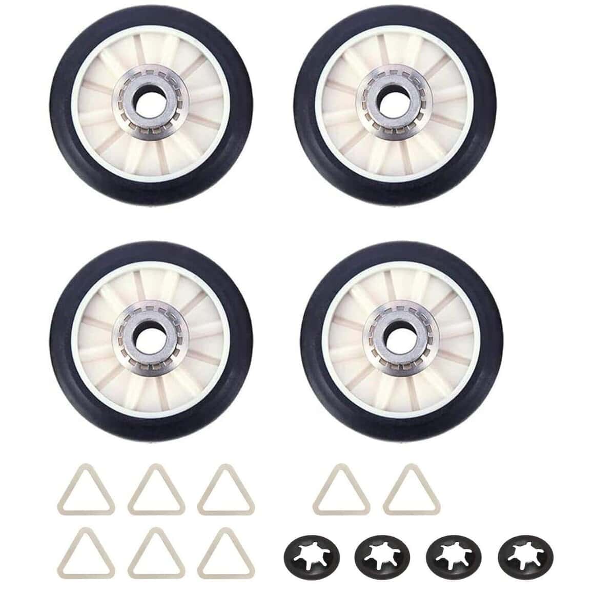 Paquete de 4 Rodillos de Tambor de Secadora 349241T de