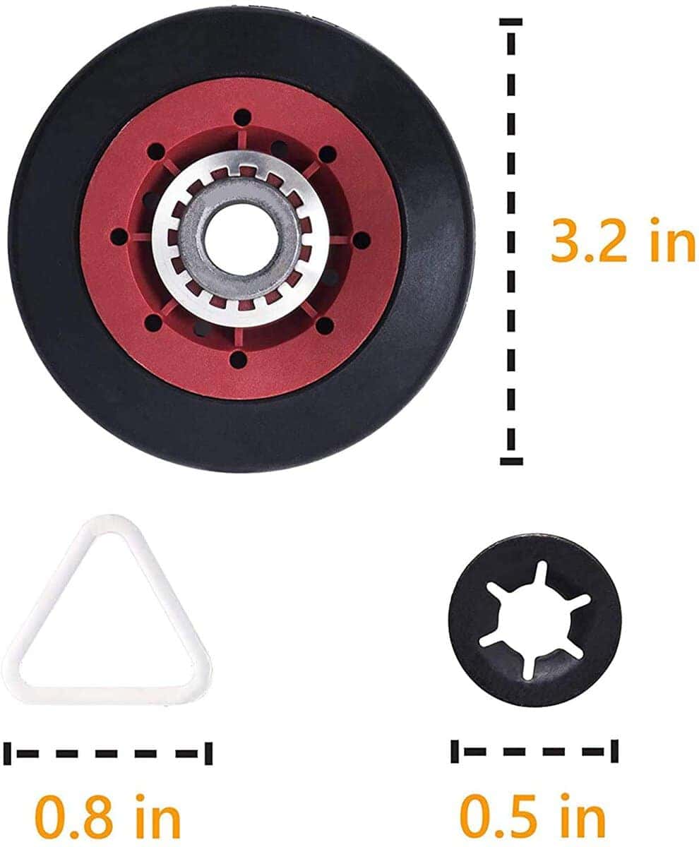 (Paquete de 4) Kit de rodillo de soporte de tambor de - Imagen 4