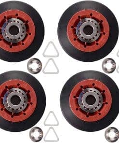 (Paquete de 4) Kit de rodillo de soporte de tambor de