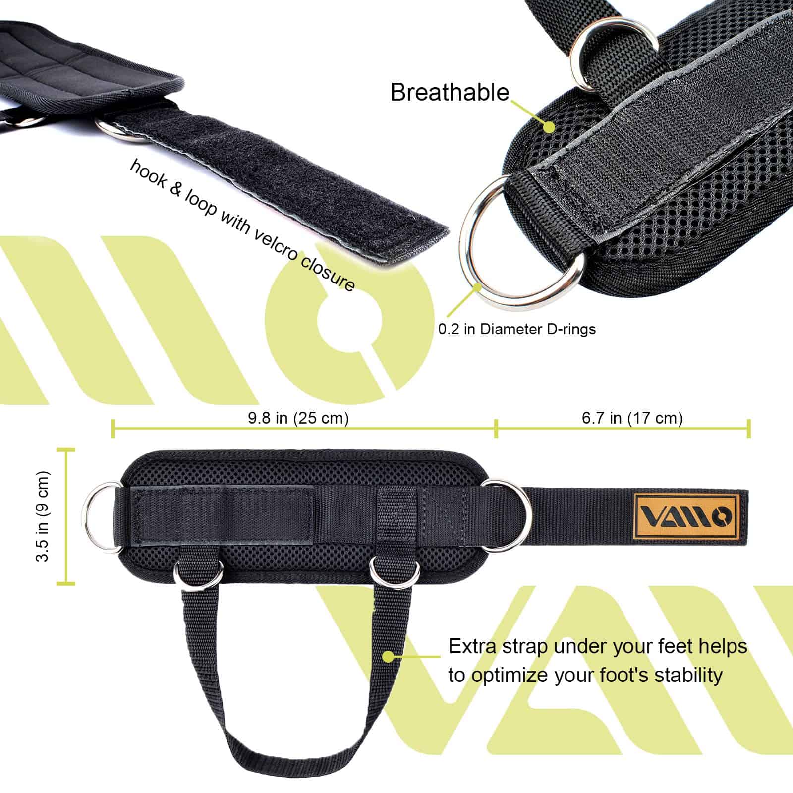 Vendaje para tobillos VAIIO para máquinas de cable, - Imagen 6