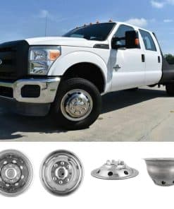 4pcs 16" Simuladores de Rueda Dually de Acero Inoxidable