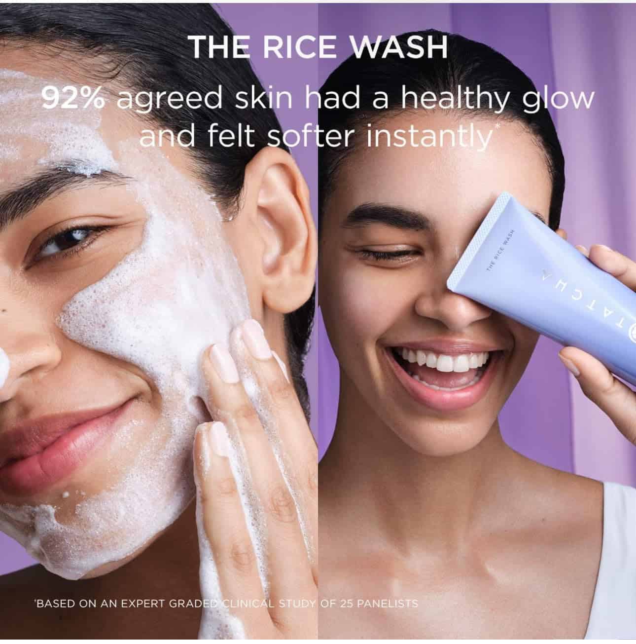 TATCHA The Rice Wash | Limpiador facial en crema suave que - Imagen 4