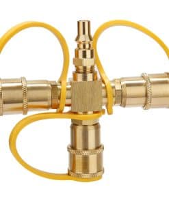 Adaptador Divisor de Conexión Rápida de Propano 1/4" para