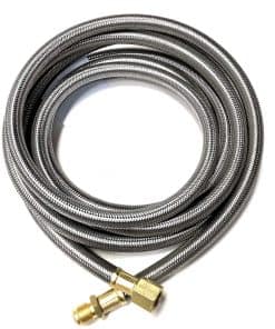 Manguera de Propano de Acero Inoxidable -Plata