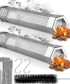 Tubo Ahumador de Pellets en Forma de Hexágono de 12