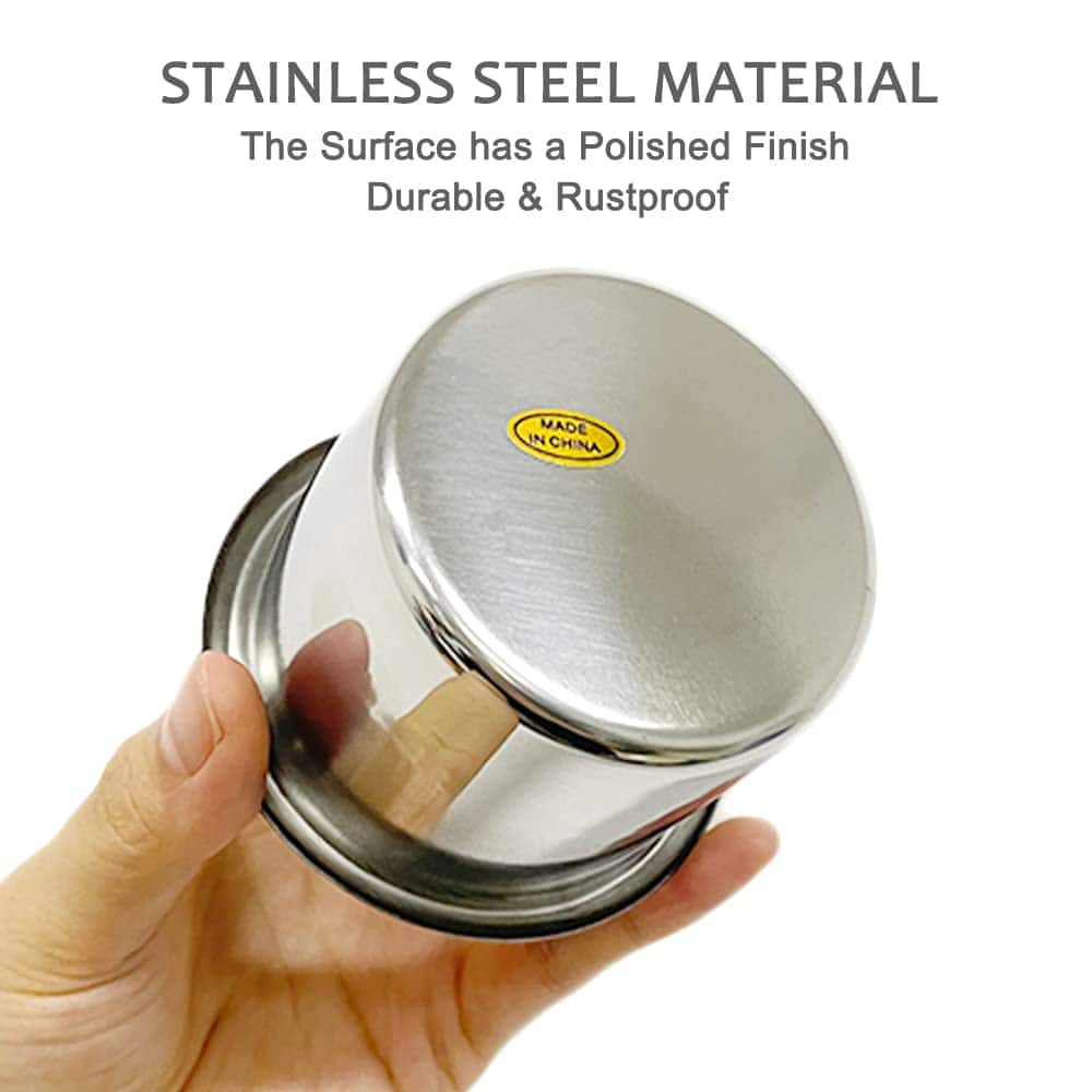 Portavasos de acero inoxidable para mesa de juegos, soporte - Imagen 3