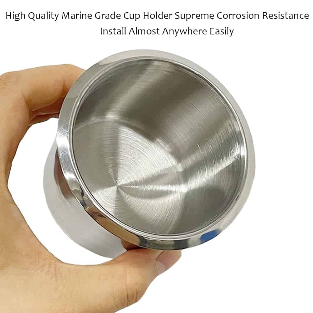 Portavasos de acero inoxidable para mesa de juegos, soporte - Imagen 5