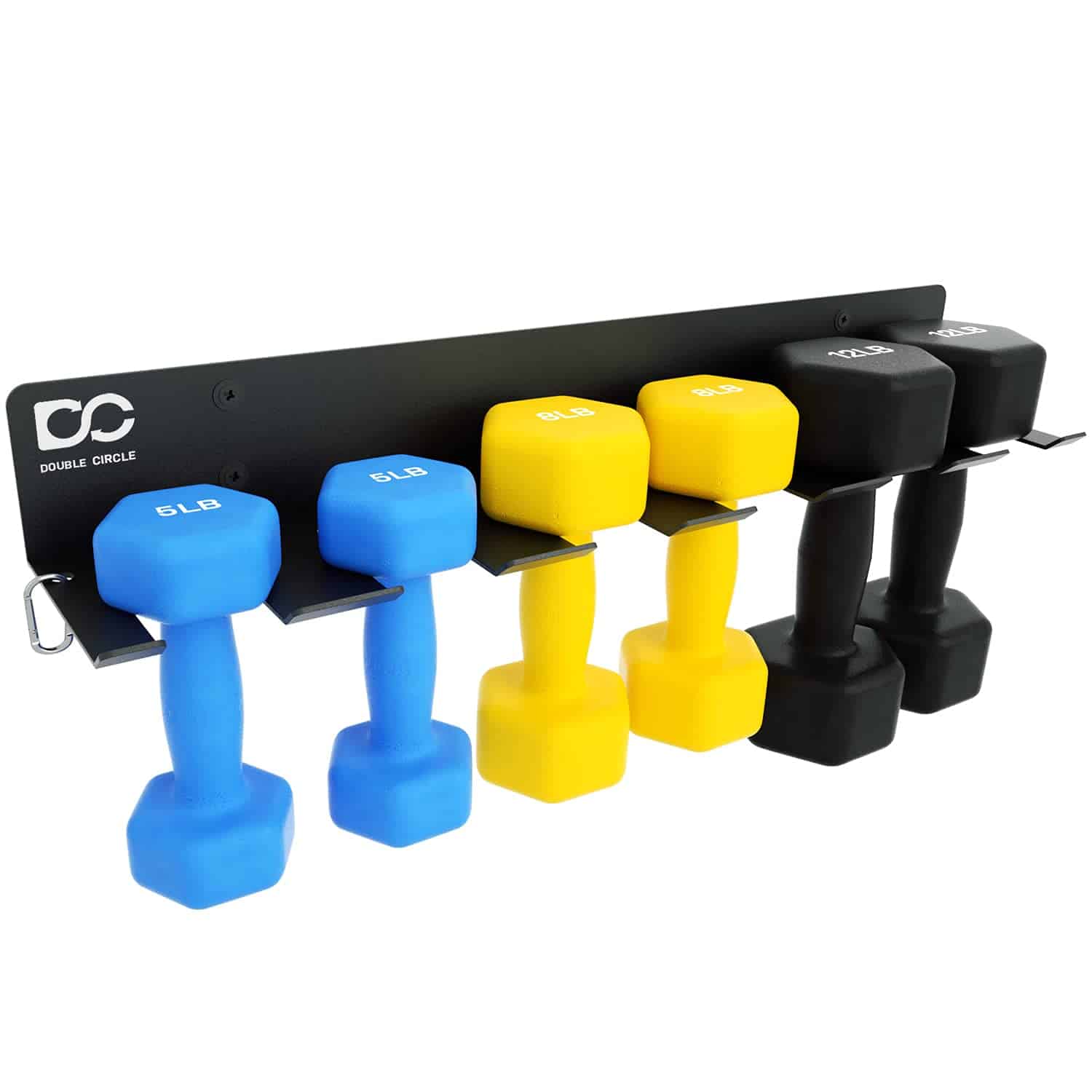 Rack de Dumbbells de Doble Círculo para Gimnasio en Casa