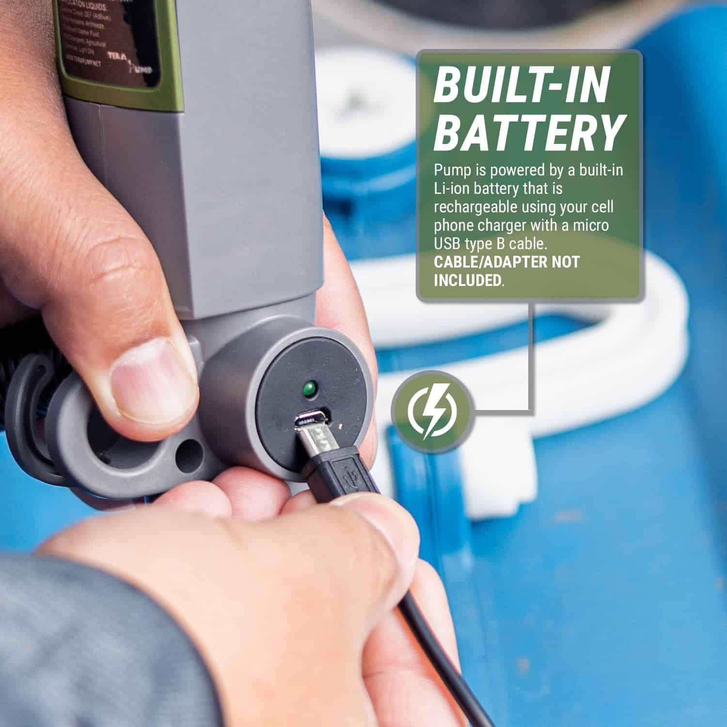 Bomba de Transferencia de Líquidos con Batería Recargable - Imagen 3