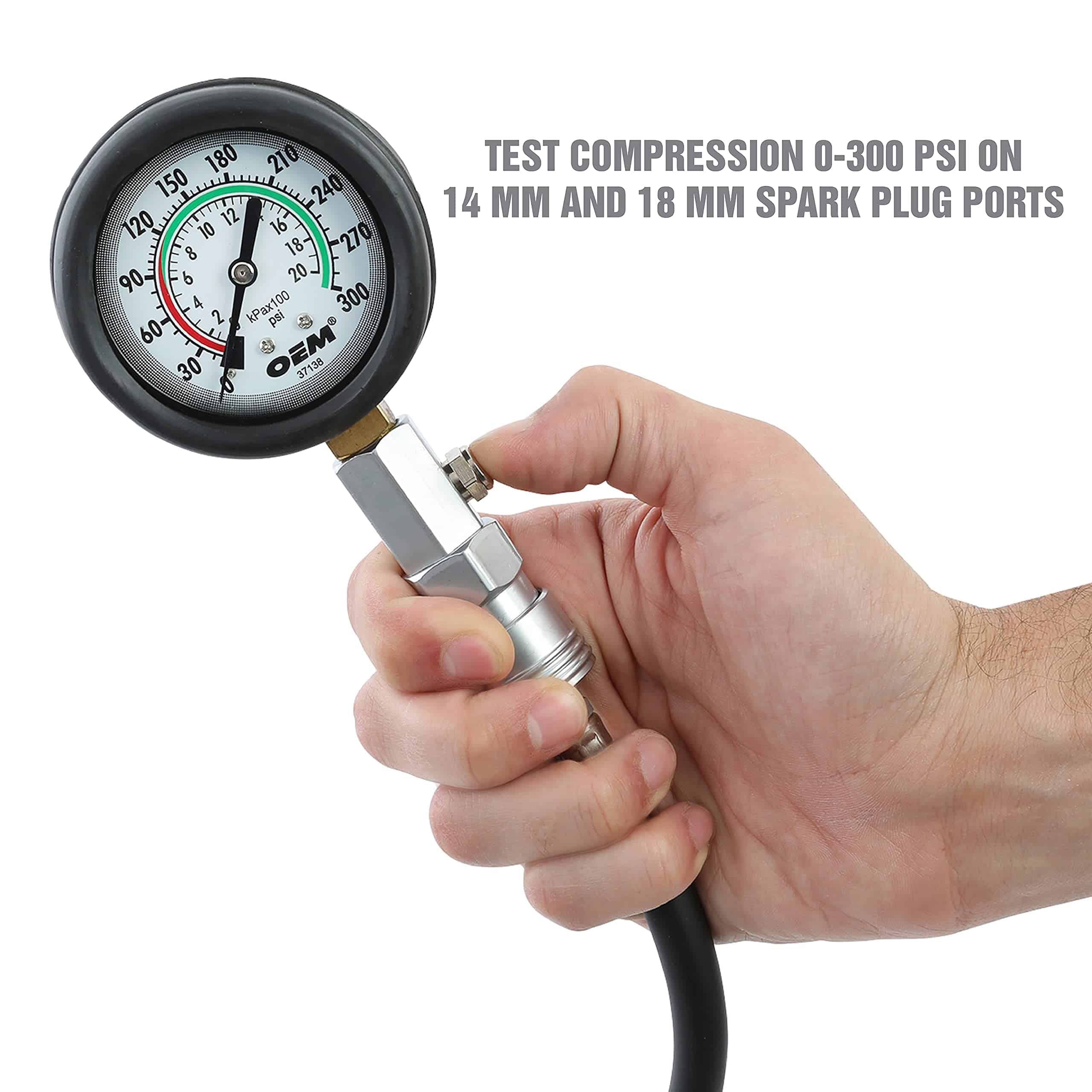 Juego de medidor de compresión OEMTOOLS 37138, Medidor de - Imagen 5