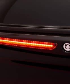 Cubierta de bisagra iluminada con LED Ciro Negra con lente