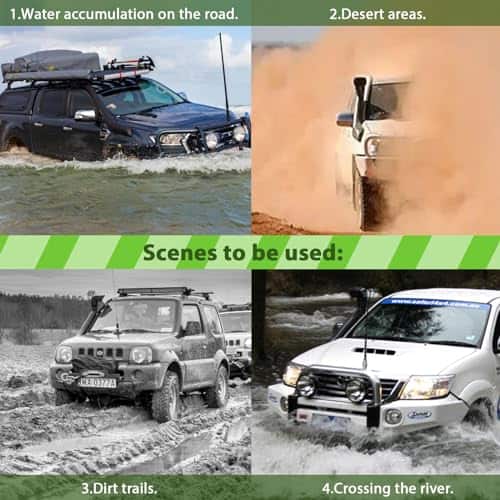 Kit de snorkel de admisión de aire SCITOO para 1993-1998 - Imagen 5