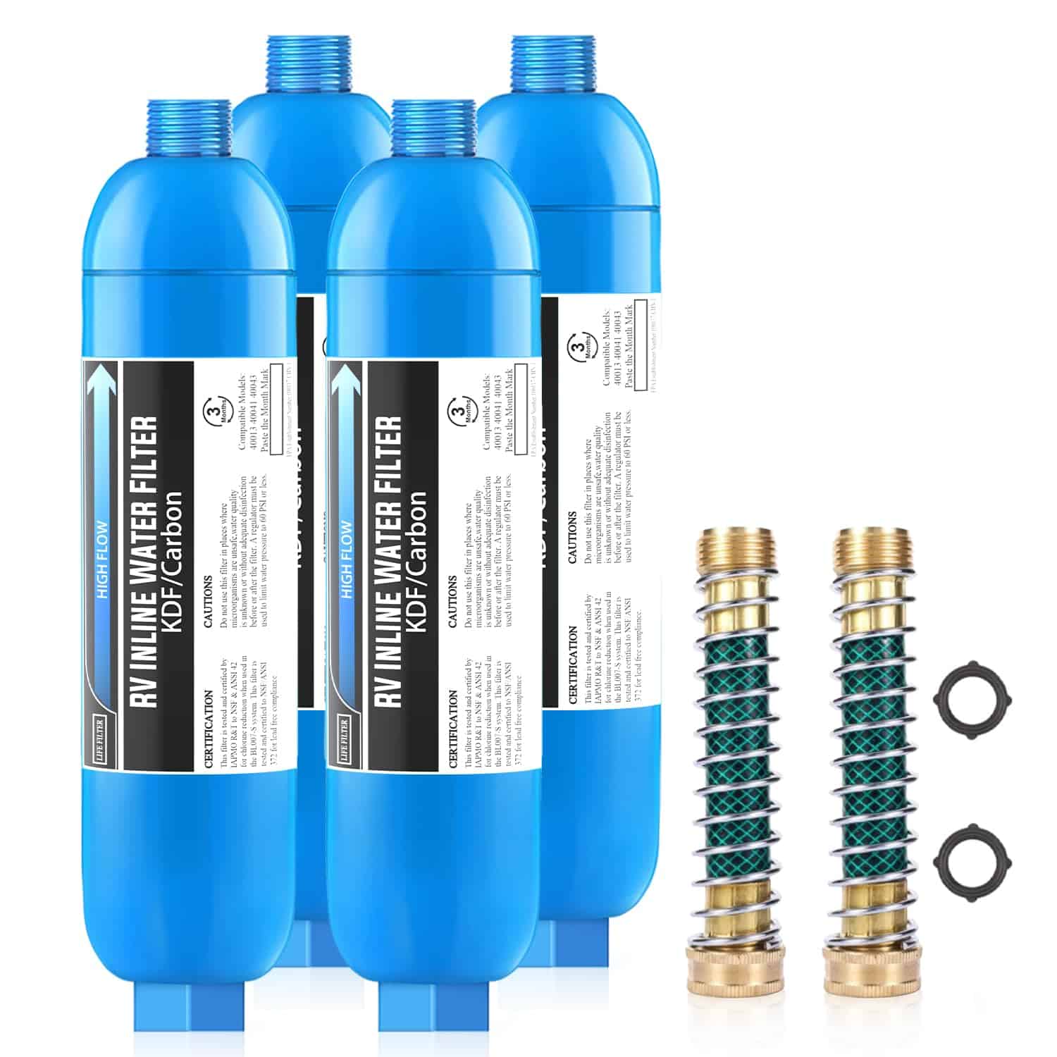 Filtro de Agua en Línea para RV Lifefilter, Certificado por