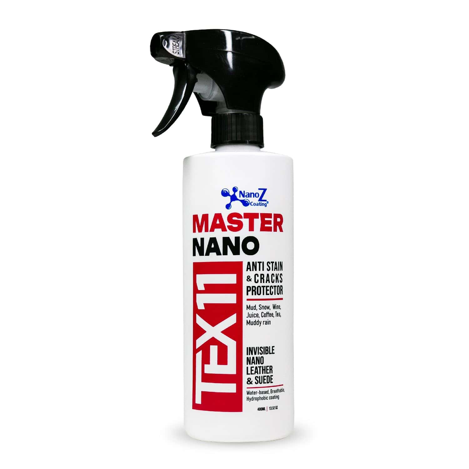 Spray Hidrofóbico de Cuero y Gamuza Nano, Repelente de Agua