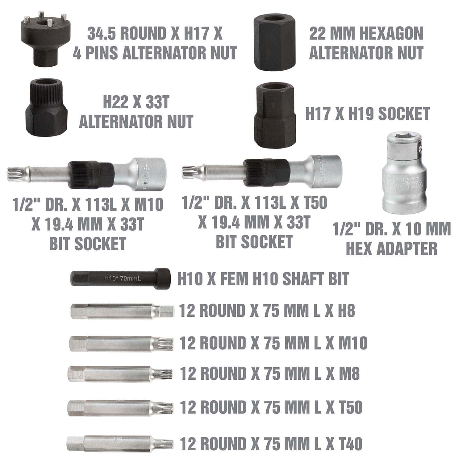 Juego de herramientas para servicio de polea de - Imagen 5