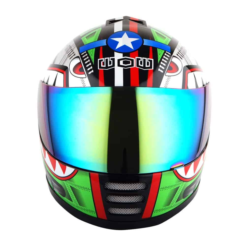Casco integral para motocicleta WOW Street Bike BMX MX - Imagen 4