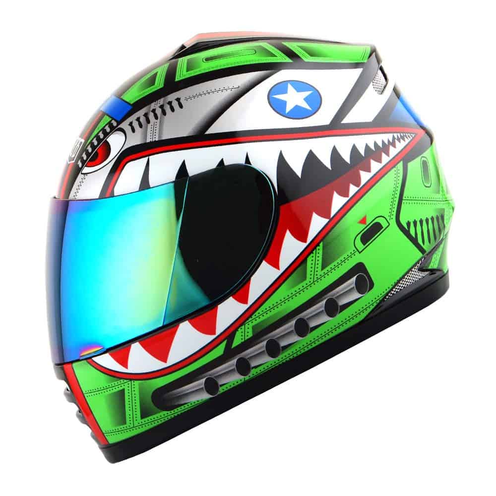 Casco integral para motocicleta WOW Street Bike BMX MX
