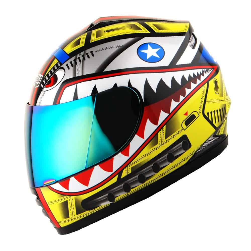 Casco de moto WOW Full Face Street Bike BMX MX para niños - Imagen 3