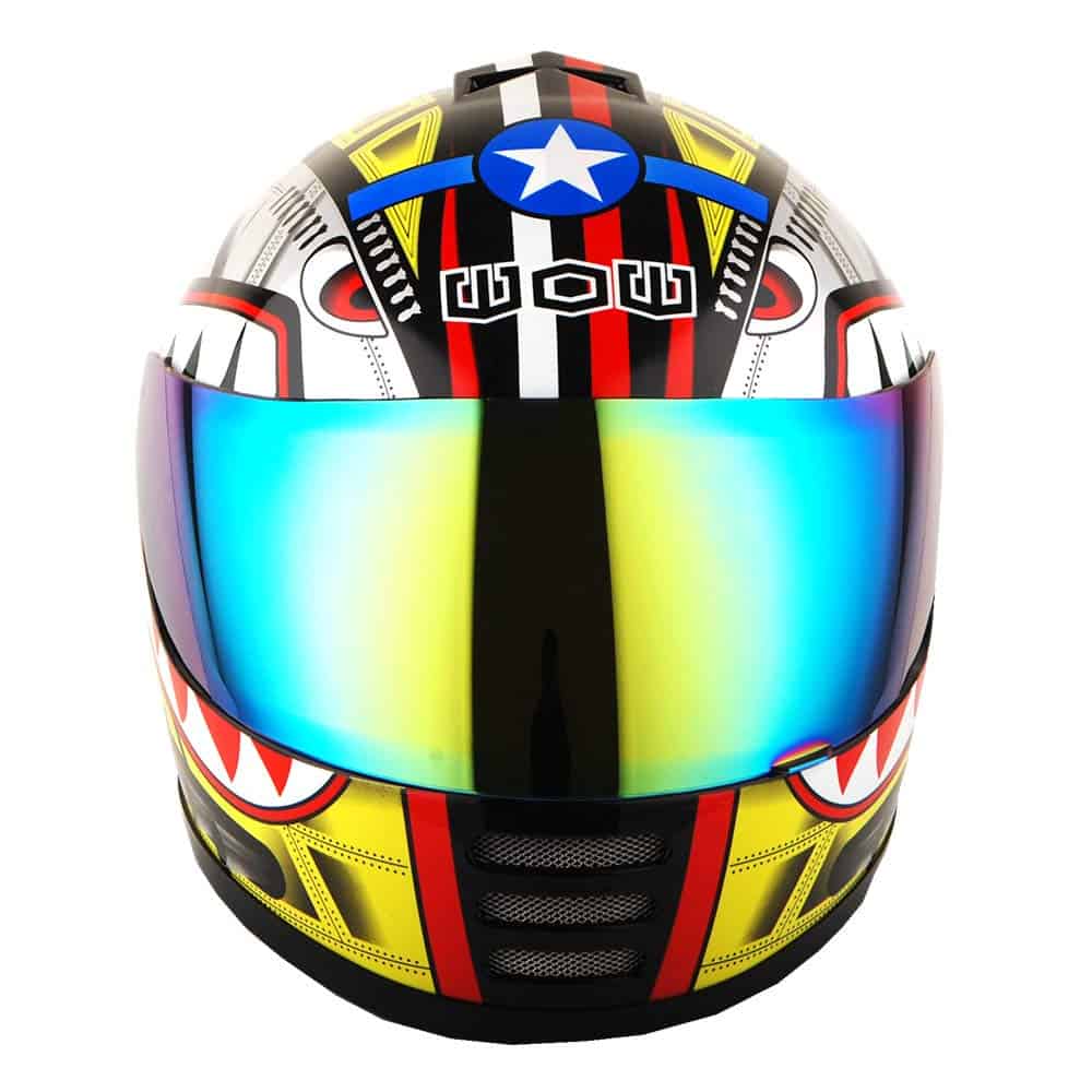 Casco de moto WOW Full Face Street Bike BMX MX para niños - Imagen 4