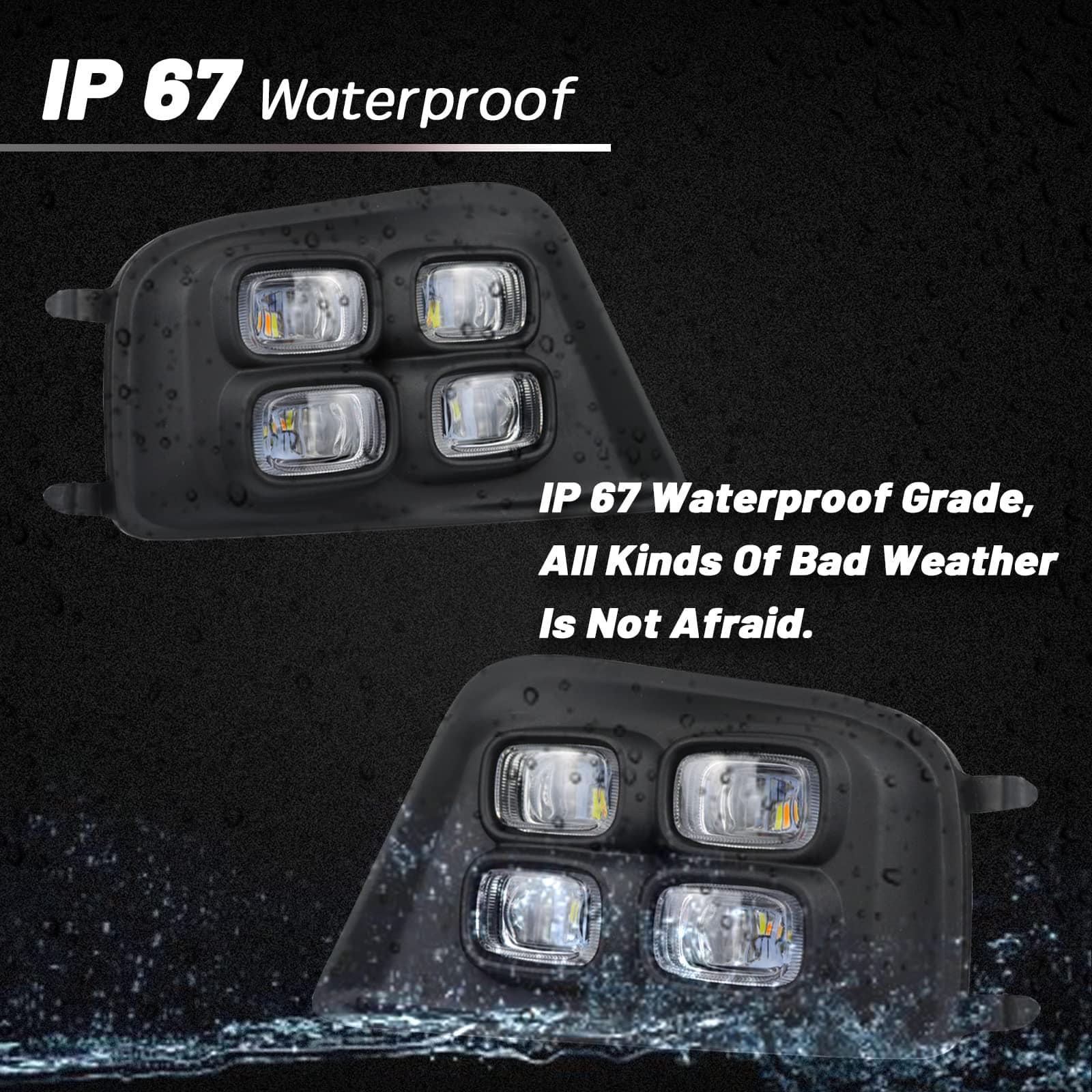 Kit de luces LED de marcha diurna y niebla delanteras - Imagen 6