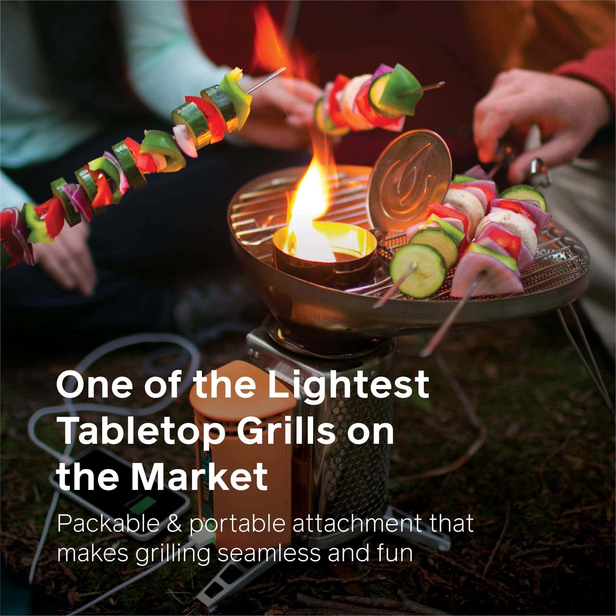 BioLite, Parrilla portátil de mesa para CampStove 2, - Imagen 5