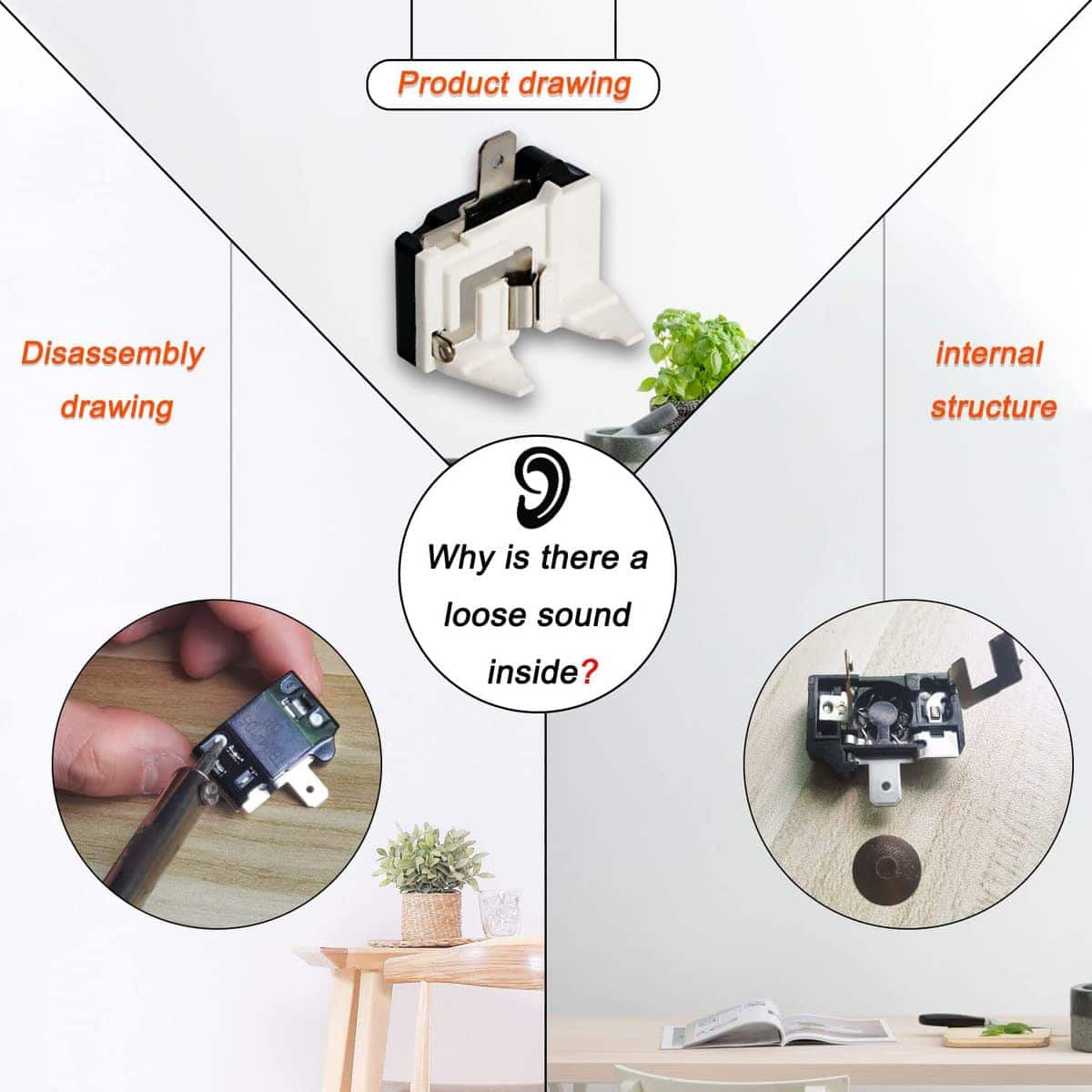 Protector de Sobrecarga Térmica del Compresor de -a 1 Pieza - Imagen 5