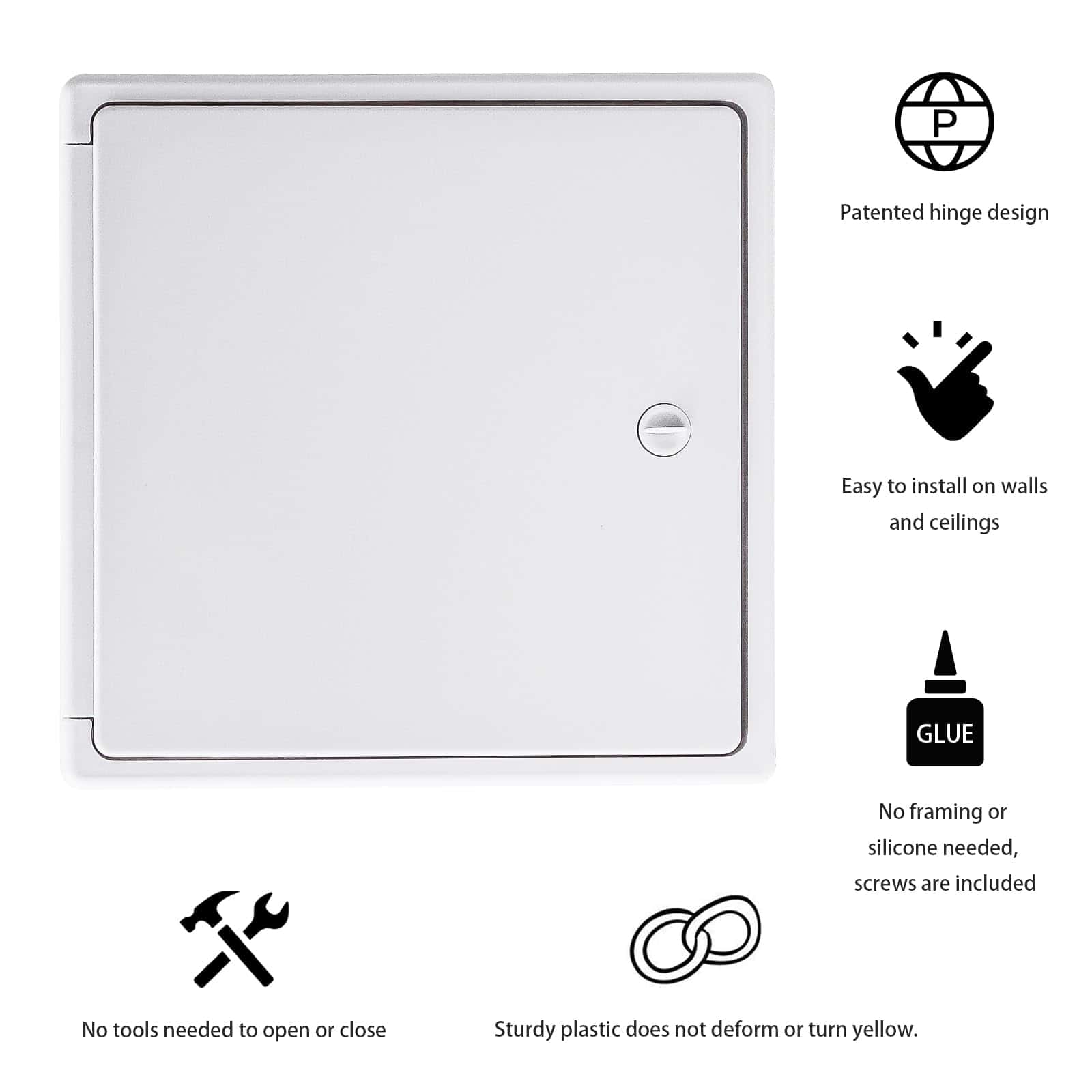 Panel de Acceso EASY-EXS 12x12 con Puerta (Apertura Máx - Imagen 4
