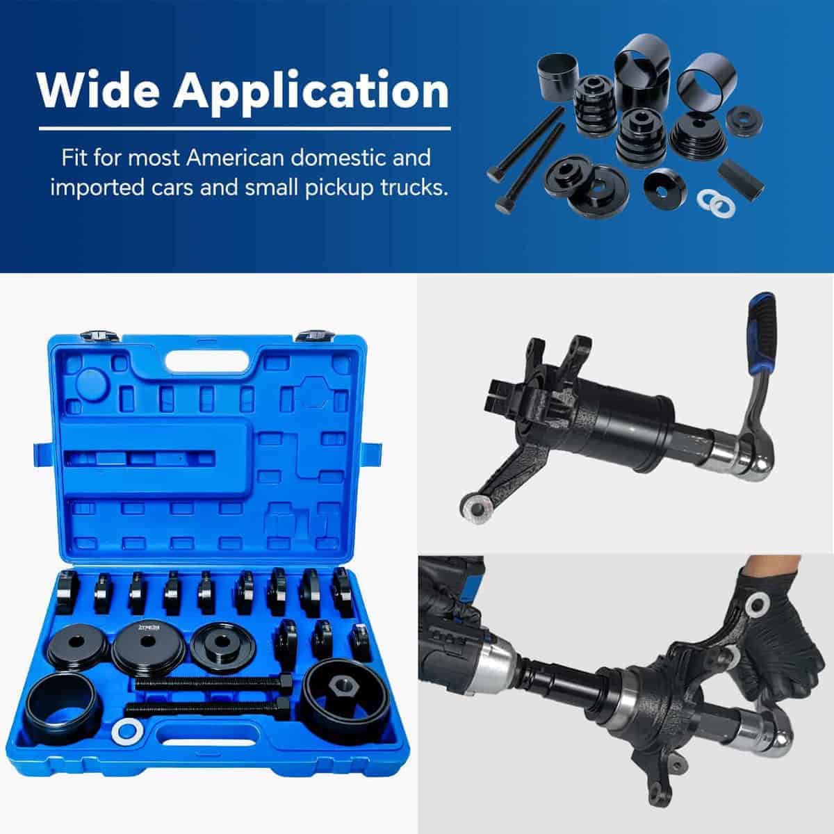 Juego de Prensa de Rodamientos de Rueda ATPEAM de 24 piezas - Imagen 7