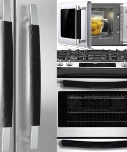 Volecy 5 PCS Cubiertas de Manija de Puerta de -Negro