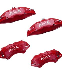 Cubiertas de pinzas AOOA Rojas con Frenos y Caracteres