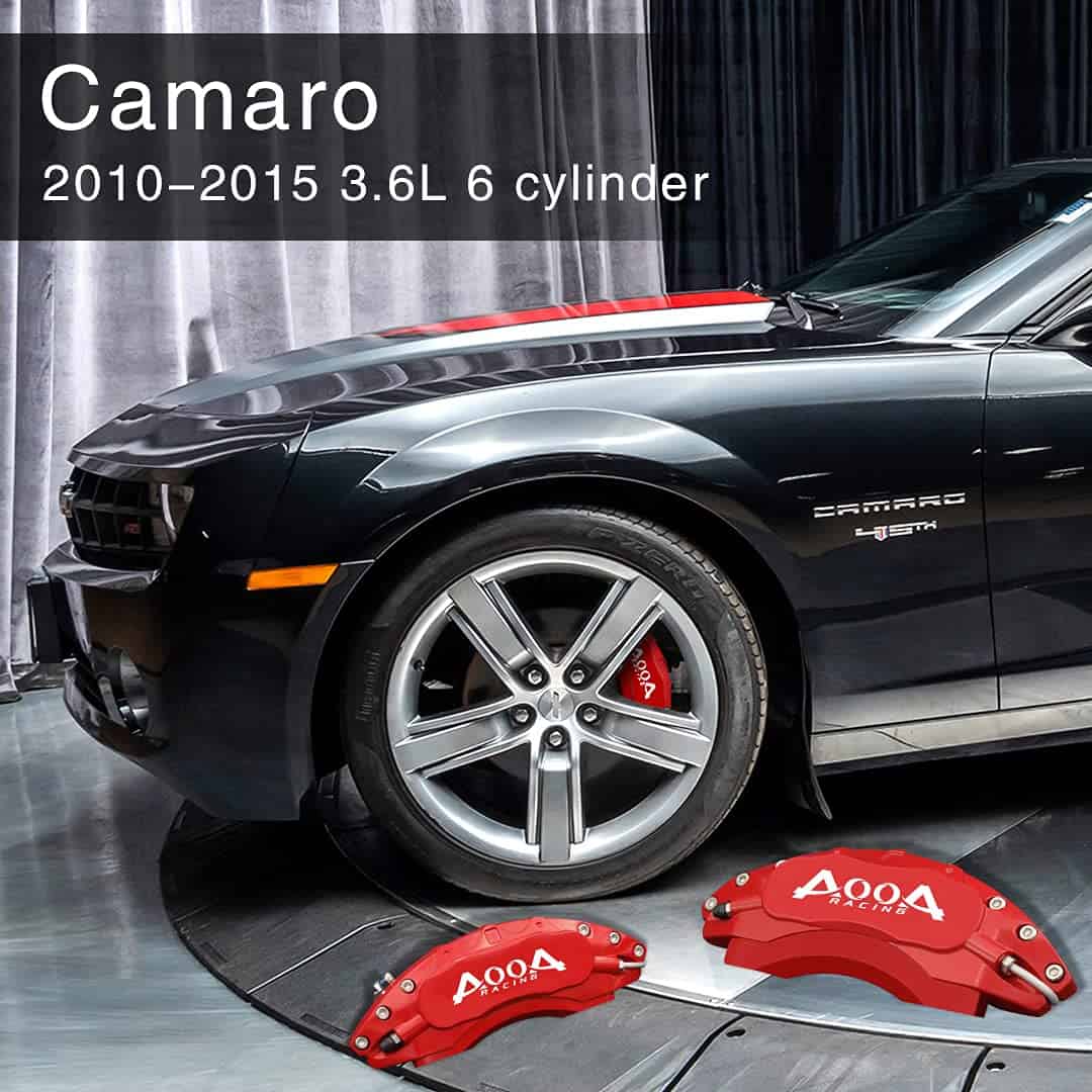 Cubiertas de Pinza AOAO Rojo Freno y Logo Blanco para - Imagen 4