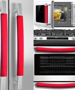 Volecy 5 PCS Cubiertas de Manija de Puerta de -Rojo