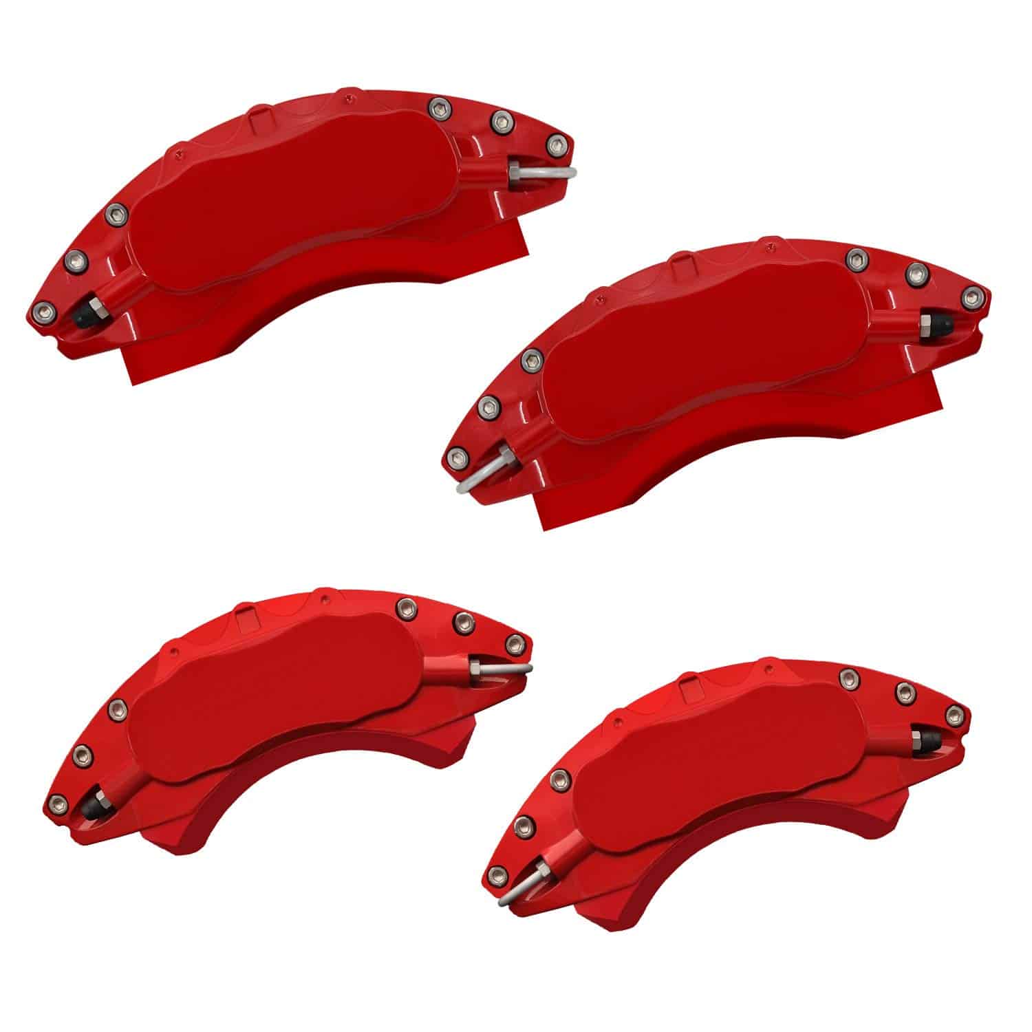 Cubiertas de pinza de freno rojas AOOA para Mustang