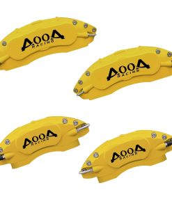 Cubiertas de Pinza de freno amarillas con letras negras