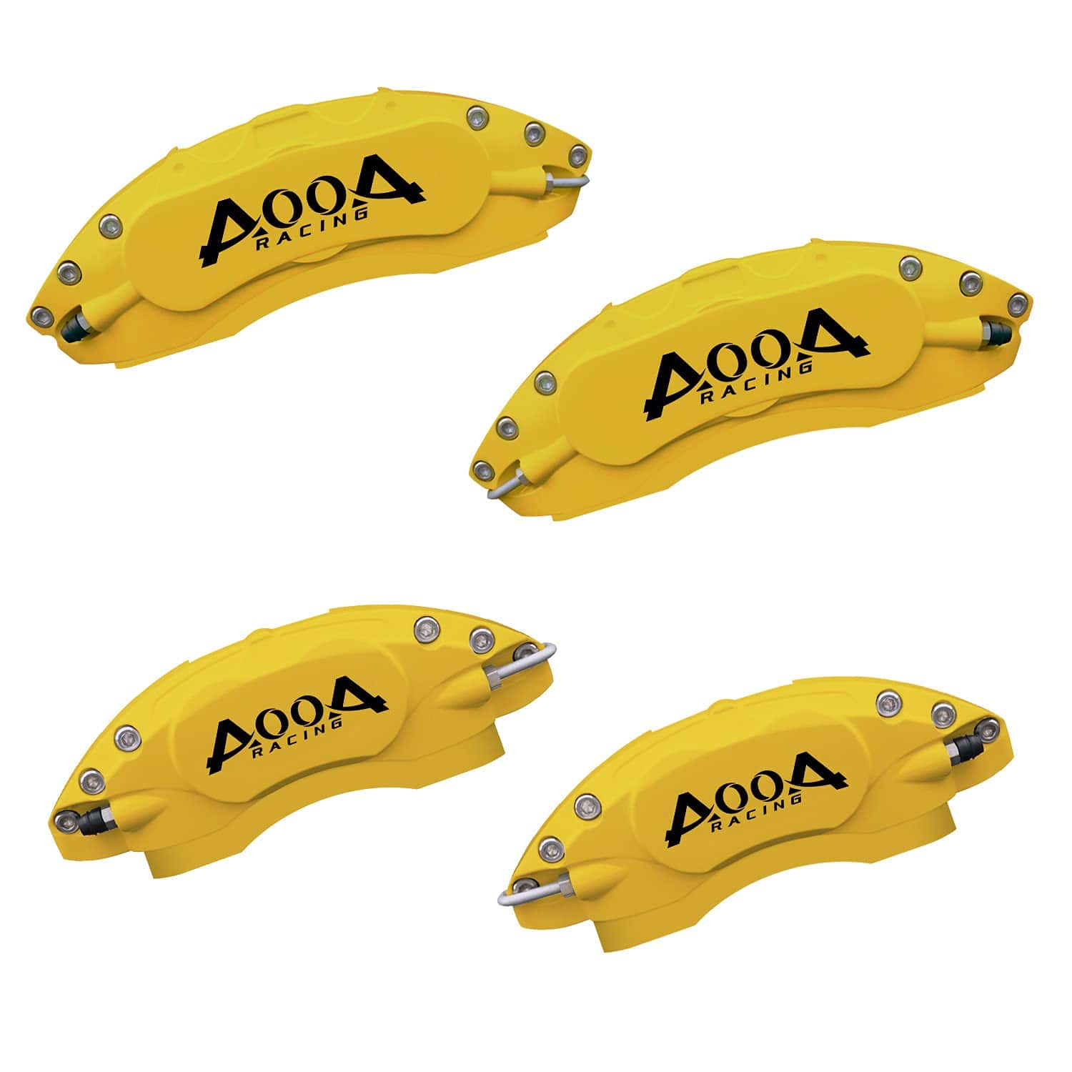 Cubiertas de Pinza de freno amarillas con letras negras
