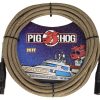 Cable de Micrófono Pig Hog Woven 20 pies XLR Anti-Fray