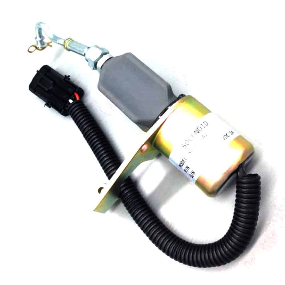 24V Solenoide de Apagado de Combustible para Excavadora - Imagen 3