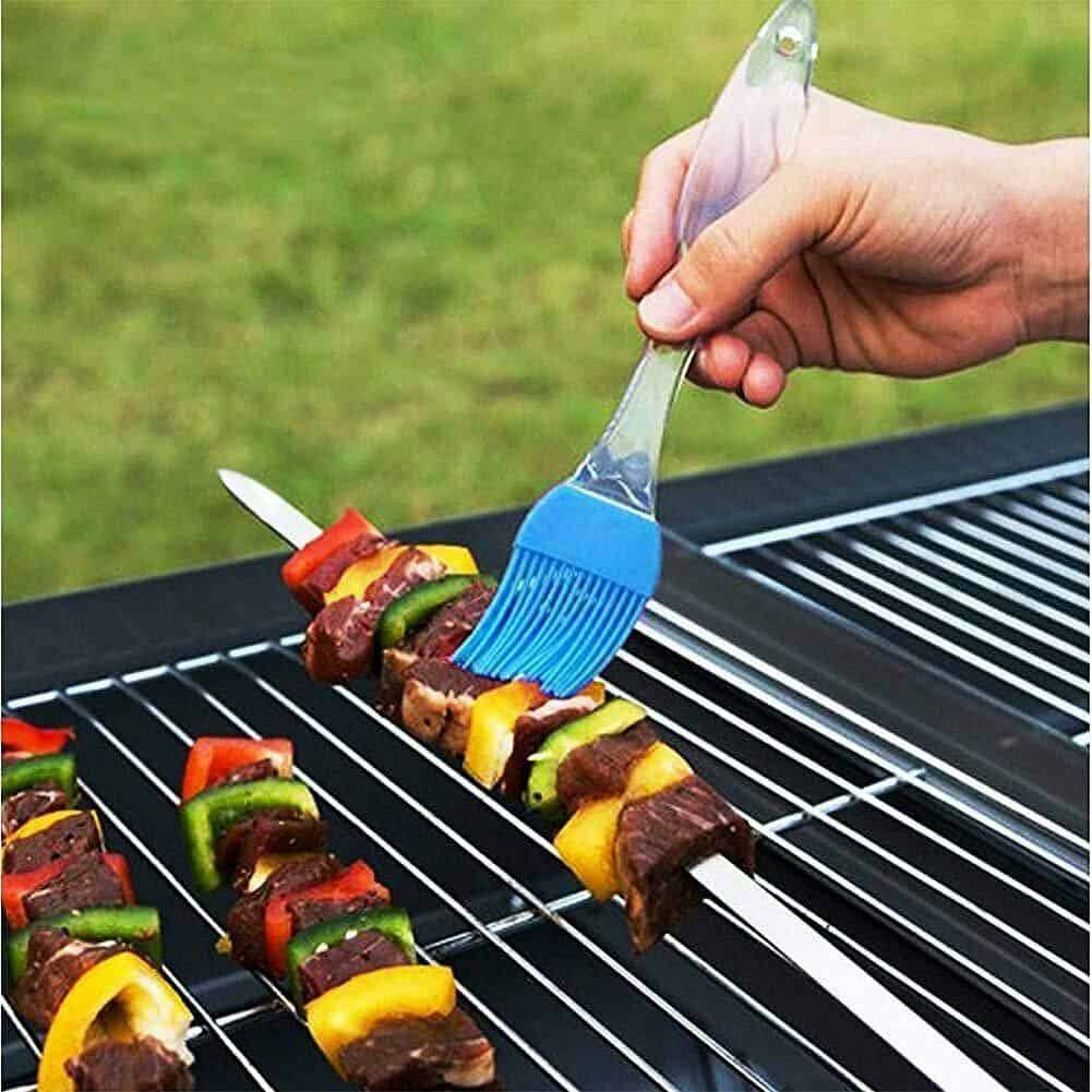 Antallcky 12 Pack Pinchos 22 Pulgadas BBQ Barbecue Acero - Imagen 8