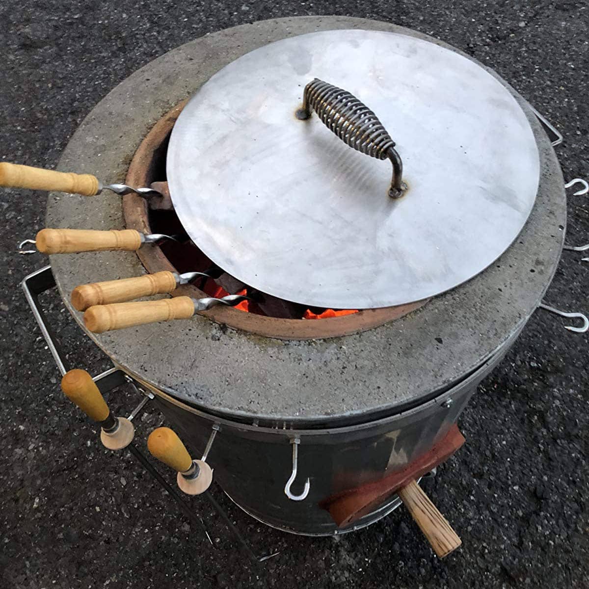 Antallcky 12 Pack Pinchos 22 Pulgadas BBQ Barbecue Acero - Imagen 9