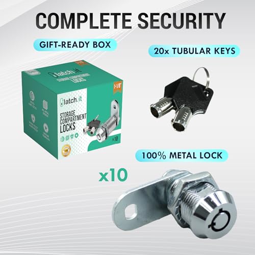 LATCH.IT 1-1/8� Cerraduras de Almacenamiento para RV | Pack - Imagen 7