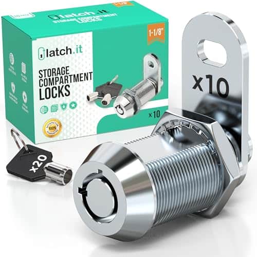 LATCH.IT 1-1/8� Cerraduras de Almacenamiento para RV | Pack