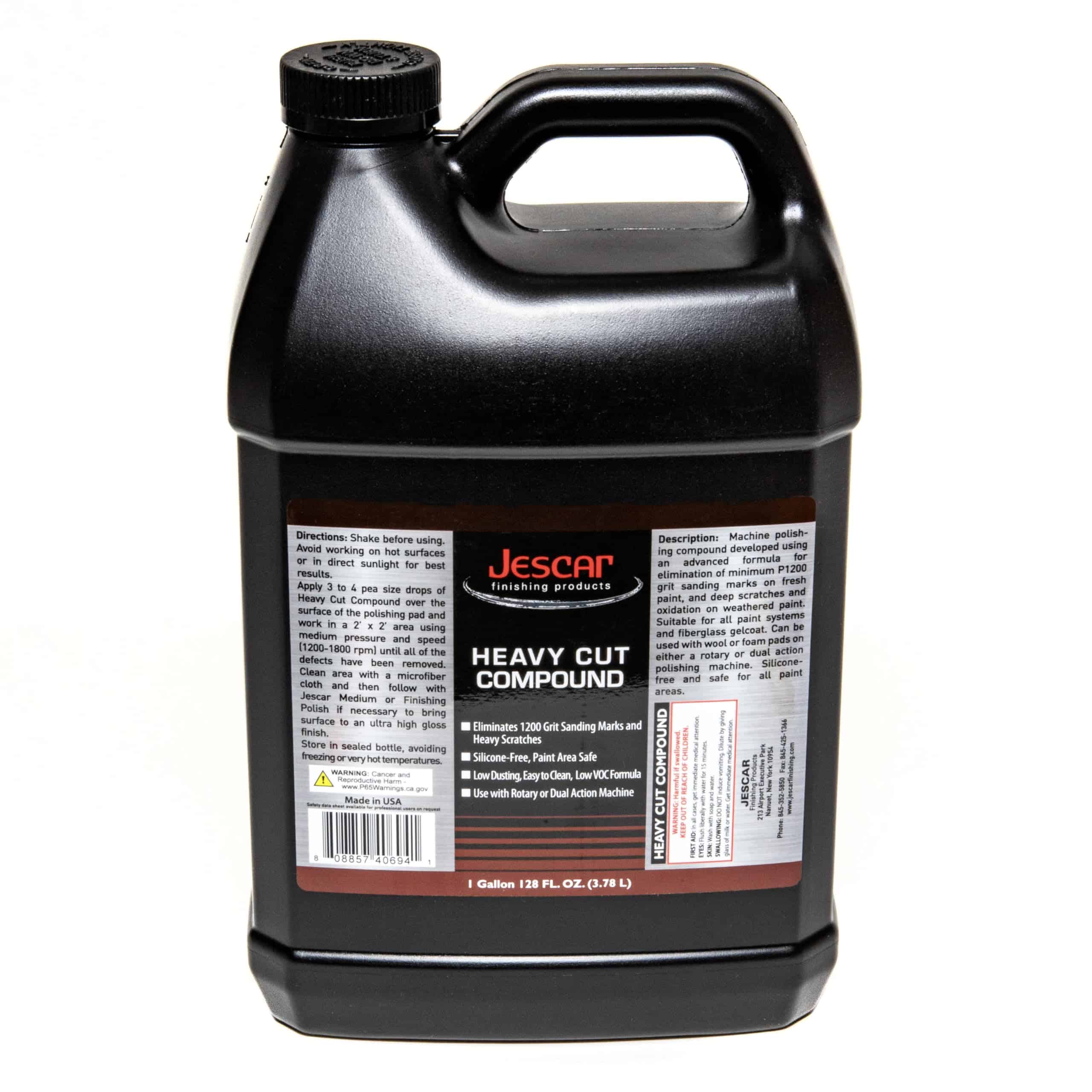 Jescar Heavy Cut Compound - 128oz